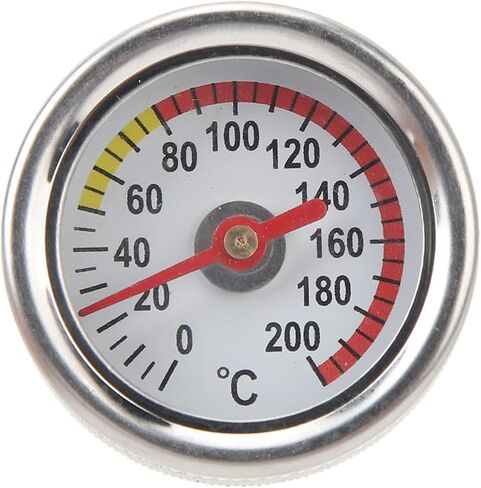 Temperature Gauge for Motorcycles Engine, M20 X 1.5 Engine Oil Temperature Gauge, 0 to 200℃ engine temperature Gauge Metal Motorbike Oil Temp Gauge for Motorbike in Saudi Arabia