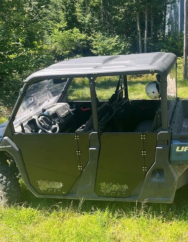 KEMIMOTO 4PCS Aluminum Half Door with PC Window to Widen Perspective Compatible with CFMOTO Uforce 1000 XL 2022-2025, Door Panels 1000 XL Accessories in Saudi Arabia