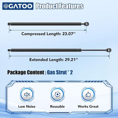 Rear Hatch Liftgate Tailgate Lift Supports Struts Gas Springs Shocks Compatible with Chevy Camaro Pontiac Firebird 1993 1994 1995 1996 1997 1998 1999 2000 2001 2002 Trunk, Replace 4860 SG130019 2 Pcs in Saudi Arabia