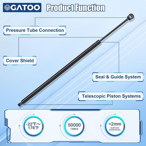 Rear Hatch Liftgate Tailgate Lift Supports Struts Gas Springs Shocks Compatible with Chevy Camaro Pontiac Firebird 1993 1994 1995 1996 1997 1998 1999 2000 2001 2002 Trunk, Replace 4860 SG130019 2 Pcs in Saudi Arabia