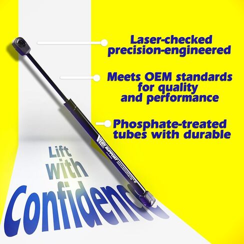 Tuff Support 2 قطعة (مجموعة) Liftgate Lift Pudains يناسب 2013 إلى 2019 Hyundai Santa Fe بدون توفير الطاقة بدون قوسين in Kuwait