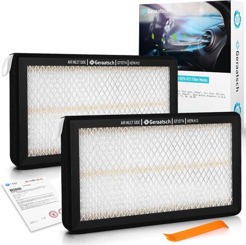 HEPA Cabin Air Filter with Activated Carbon Bean, Certified 99.95% Filtration, CF12774 for Tesla Model 3 (2017-2025) and Model Y (2020-2025) in Saudi Arabia