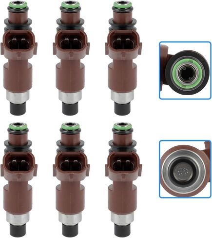 FJ859 16611AA700 Fuel Injectors Kits 12 Holes Fits for 2005-2008 for Subaru for Outback R L.L. Bean Edition 3.0L 2008 for Subaru for Outback 3.0 R 3.0L 2006 for Outback R VDC Limited 3.0L -6Pcs in Saudi Arabia