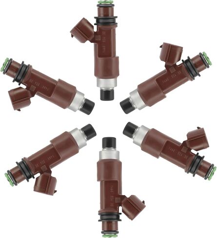FJ859 16611AA700 Fuel Injectors Kits 12 Holes Fits for 2005-2008 for Subaru for Outback R L.L. Bean Edition 3.0L 2008 for Subaru for Outback 3.0 R 3.0L 2006 for Outback R VDC Limited 3.0L -6Pcs in Saudi Arabia