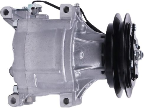 1 Groove 12V SCS06 A/C ضاغط T1065-72213 447220-6255 متوافق مع جرار Kubota M110 M120 M900 M4900 M5700 M6800 M8200 M9000 in Saudi Arabia