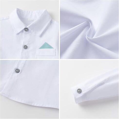 سالنير طفل فستان بدلة طفل الفتيان الملابس مجموعات ربطة القمصان الحمالات السراويل 4 قطعة ملابس الرجل الدعاوى 6 أشهر 6 سنوات in Kuwait