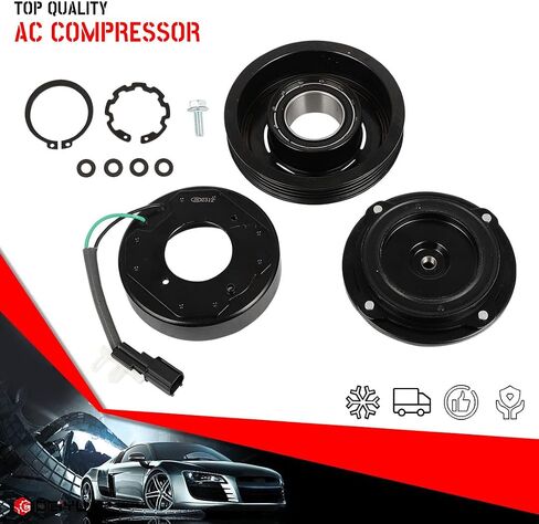 CCIYU Conference Compressor Clutch 2012-2015 for Ford Explorer 2.0L 2016-2019 for Ford Explorer 2.3L يحل محل ضاغط AC للسيارة 4 الأخاديد in Saudi Arabia