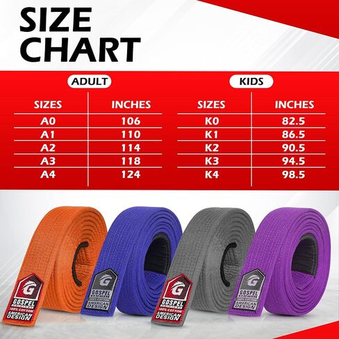 GOSPEL Pearl Weave Series BJJ Belt for Men & Women | Brazilian Jiu Jitsu Belt with Pearl Colors in Saudi Arabia