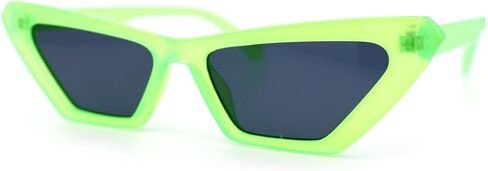 Womens Neon Pop Color 80s Squared Cat Eye Sunglasses in Saudi Arabia
