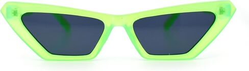 Womens Neon Pop Color 80s Squared Cat Eye Sunglasses in Saudi Arabia