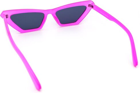 Womens Neon Pop Color 80s Squared Cat Eye Sunglasses in Saudi Arabia