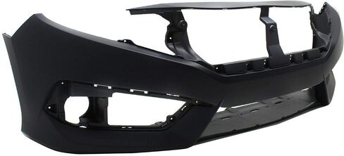 FITPARTS متوافقة مع غلاف الوفير الأمامي 2016-2018 هوندا CIVAC CAPA DX EX LX Touring Sedan Coupe 16-18. جديد ، مستعد وجاهز للطلاء. مع ثقوب الضوء الضباب. HO1000306 in Saudi Arabia