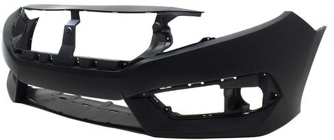 FITPARTS متوافقة مع غلاف الوفير الأمامي 2016-2018 هوندا CIVAC CAPA DX EX LX Touring Sedan Coupe 16-18. جديد ، مستعد وجاهز للطلاء. مع ثقوب الضوء الضباب. HO1000306 in Saudi Arabia