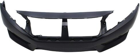 FITPARTS متوافقة مع غلاف الوفير الأمامي 2016-2018 هوندا CIVAC CAPA DX EX LX Touring Sedan Coupe 16-18. جديد ، مستعد وجاهز للطلاء. مع ثقوب الضوء الضباب. HO1000306 in Saudi Arabia