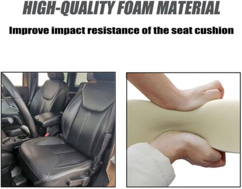 GXARTS FRONT DRIVE SIDE SIDE BOTTOMENT PENTER SET CUSHION CUSHION CUSHION متوافقة مع Jeep Wrangler 2013 2014 2015 2015 2017 in Saudi Arabia
