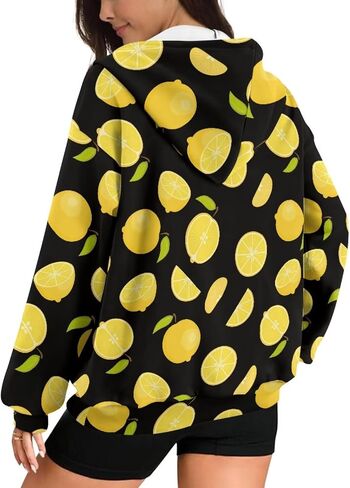 Womens zip Up Hoodies Long Sweeve Sweatshirts تسقط ملابس سترات أزياء غير رسمية الحجم XS-4XL in Kuwait