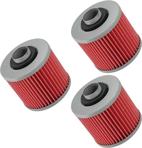 Caltric 3 Pack Oil Filter متوافق مع Yamaha 250 XT250 400 XT400 500 XT500 550 XT550 600 XT600 in Saudi Arabia