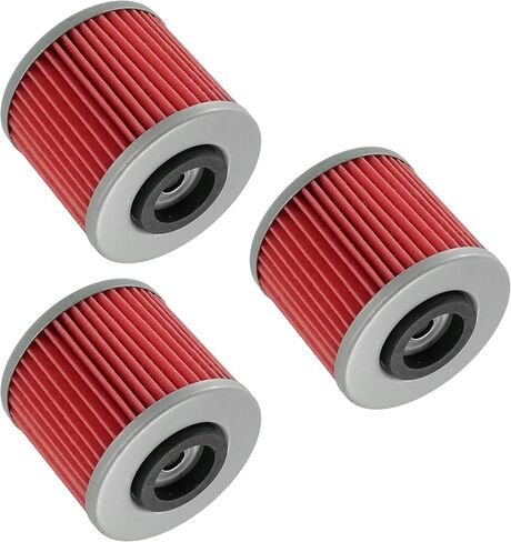 Caltric 3 Pack Oil Filter متوافق مع Yamaha 250 XT250 400 XT400 500 XT500 550 XT550 600 XT600 in Saudi Arabia