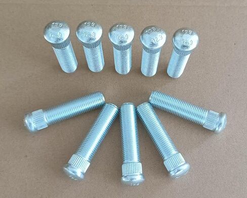10 pcs 1/2 "تم تمديده لفترة أطول من البراغي المسننة عجلات العجلة المسننة 1/2-20 - .535 بوصة. in Saudi Arabia