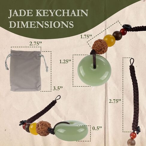 قلادة هارموني Jade Donut Healing - سلاسل مفتاح أحجار الكتاكرا الملونة - معلقات موازنة القرص الحجري لصنع المجوهرات in Kuwait