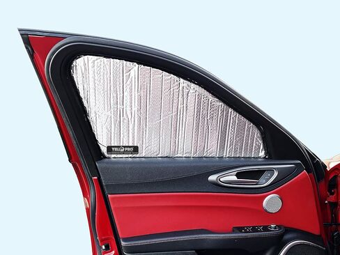 yellopro custom fit fit repensive front windshield sunshade لعام 2017 2018 2019 2020 2021 2022 2023 2024 2025 ألفا روميو جوليا سيدان ، إكسسوارات حماية أشعة الشمس UV العاكسة in Saudi Arabia