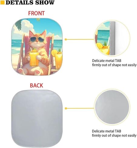 Windshield Sunshade for Car SUV Truck,2 PCS Foldable UV Ray Reflector Front Window Sun Shade Visor Shield Cover,Fits Windshields of Most Sizes Pink Bow in Kuwait