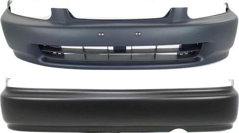 Garage-Pro Front and Rear Bumper Cover Compatible with 1996-1998 Honda Civic Primed, Coupe/Sedan, Set of 2 in Saudi Arabia