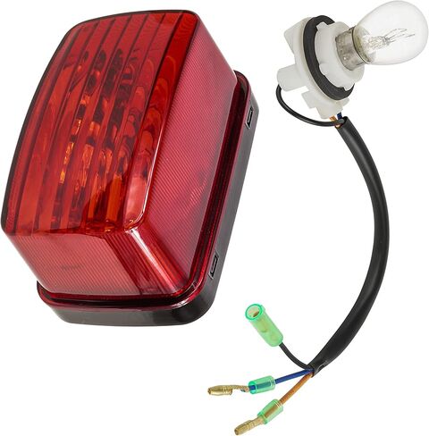 Caltric Taillight Assembly مع لمبة متوافقة مع Yamaha Grizzly 660 YFM660F 2002 2003 2004 2005-2008 in Saudi Arabia