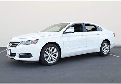 WellVisors Window Visors Wind Deflectors Compatible with Chevrolet Chevy 2014-2020 Impala Sedan with Chrome Trim Rain Guards 3-847CH026 in Saudi Arabia