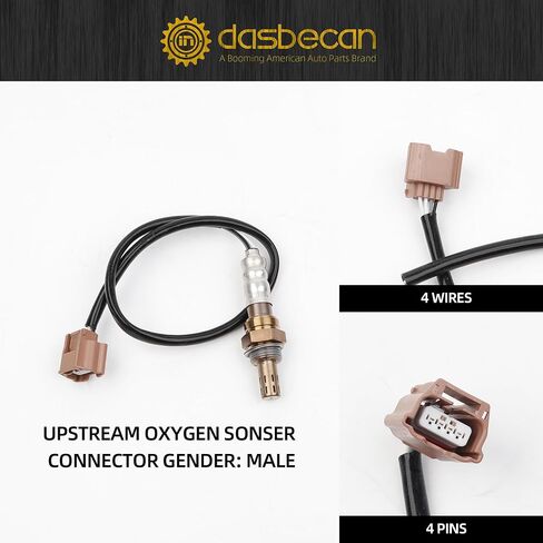 Dasbecan 2PCS 250-54102 250-241104 O2 Oxygen Sensor Compatible with Nissan Versa 2012, 2014-2019 & Versa Note 2014-2017, Infiniti Q70 2014 & M35h 2012-2013 Upstream & Downstream in Saudi Arabia