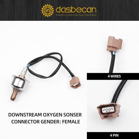 Dasbecan 2PCS 250-54102 250-241104 O2 Oxygen Sensor Compatible with Nissan Versa 2012, 2014-2019 & Versa Note 2014-2017, Infiniti Q70 2014 & M35h 2012-2013 Upstream & Downstream in Saudi Arabia