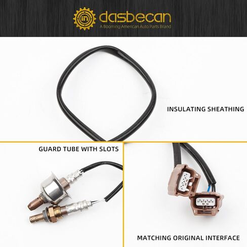 Dasbecan 2PCS 250-54102 250-241104 O2 Oxygen Sensor Compatible with Nissan Versa 2012, 2014-2019 & Versa Note 2014-2017, Infiniti Q70 2014 & M35h 2012-2013 Upstream & Downstream in Saudi Arabia