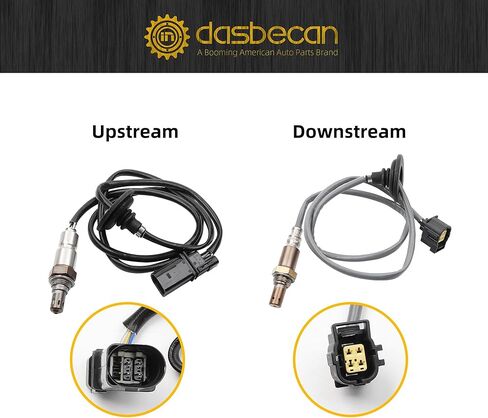 Dasbecan 2PCS Aptream و Oxygen O2 Sensor متوافق مع Mitsubishi Lancer 2011-2015 Outlander 2011-2013 Outlander Sport 2011-2018 2.0L 2.4L L4 استبدال 234-5051 234-4114 in Saudi Arabia