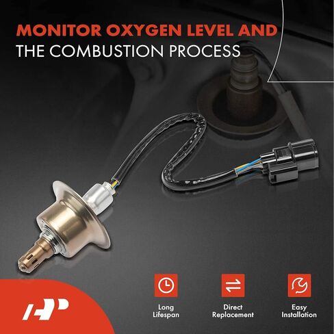 مستشعر الأكسجين A-premium O2 متوافق مع Honda Civic 2016 2017 2018 2019 2020 2021 ، 2.0L ، المصب ومنتوب ، مجموعة 2-PC in Saudi Arabia