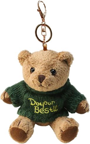 VICKYPOP Cute Teddy Bear Keychain, Soft Bear Keyring Backpack Accessories, Valentine Gift for Women Men in Saudi Arabia