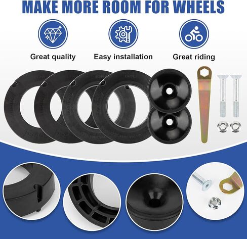 1155300 JT: 1.5" Performance Spacer Leveling Kit, PSLER 1.5 Inch Front Lift Kit Compatible with JT Gladiator No Shock Absorbers in Saudi Arabia