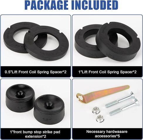 1155300 JT: 1.5" Performance Spacer Leveling Kit, PSLER 1.5 Inch Front Lift Kit Compatible with JT Gladiator No Shock Absorbers in Saudi Arabia
