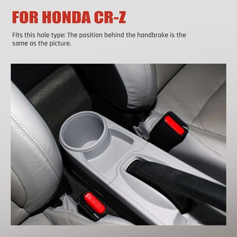 YJYWZH Car Armrest Box for Honda CR-Z CRZ CR Z Accessories Center Console Leather Arm Rest Double-Layer Storage Space with Cup Holder (Black Thread) in Saudi Arabia