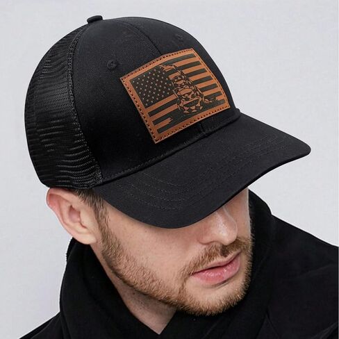 لا تخطني قبعة بيسبول سائق الشاحنة للرجال - قبعة ثعبان العلم الأمريكي القابلة للتعديل مع Snapback in Saudi Arabia
