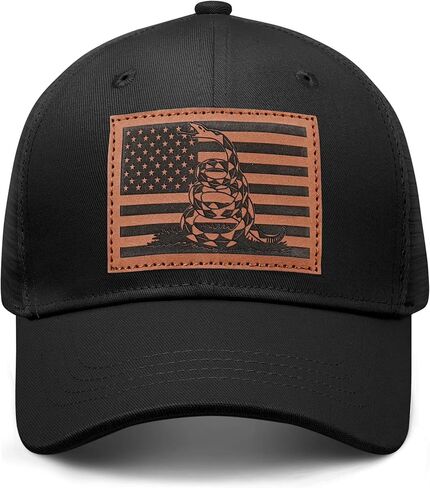 لا تخطني قبعة بيسبول سائق الشاحنة للرجال - قبعة ثعبان العلم الأمريكي القابلة للتعديل مع Snapback in Saudi Arabia