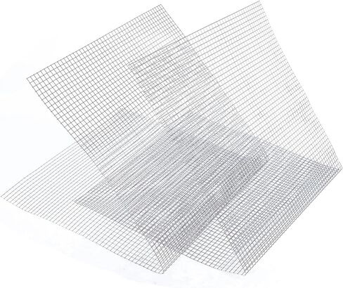 2 حزمة من شبكة الفولاذ المقاوم للصدأ، 4 شبكات ملحومة بالكامل، 12 × 24 بوصة (310 مم × 620 مم)، الفولاذ المقاوم للصدأ 304، سهلة القطع وجعلها مستقيمة، لن تصدأ أبدًا in Saudi Arabia