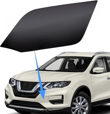 غطاء خطاف القطر الأمامي المهدف متوافق مع Rogue CVT AWD FWD Rogue Hybrid 2017 2018 2018 2020 REPLAC#622A0-6FL0H 622A0-6FV0A 622A06FL0H 622A06F0A Black in Kuwait