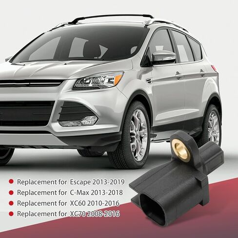 2Pcs ALS2380 Rear ABS Wheel Speed Sensor Left Right, Replacement for Ford Escape 2013-2019 Replacement for Volvo XC60 2010-2016, Replaces ALS2380T 2ABS0102 in Saudi Arabia
