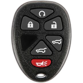 استبدال KeylessOption Key FOB لعام 2007 2008 2008 2008 2010 2011 2012 2014 Cadillac Escalade Chevrolet Chevudy Suburban Tahoe GMC Yukon Remote ، 6-Button 15913427 ، Locksmith مطلوب 2011+ 2011+ in Saudi Arabia