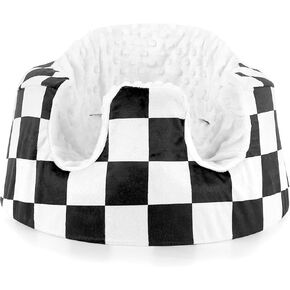 غطاء مقعد ديليمي مينكي متوافق مع مقعد بومبو، غطاء مقعد دافئ فائق النعومة وقابل للإزالة للطفل فتاة وصبي، أخضر مربعات in Kuwait