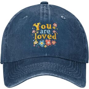 أنت محبوب قابلة للتعديل Cowboy Baseball Cap Men Women Casual Dad Hat8 Navy Blue in Saudi Arabia
