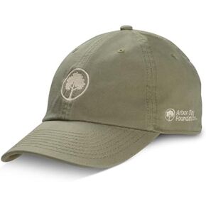 Arbor Day Foundation Cap Baseball Cap ، Olive Green Cotton ، شعار شجرة مطرزة in Kuwait