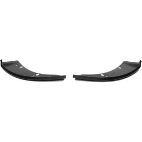 IKON MOTORSPORTS, Front Bumper Lip Protector Compatible with 2015-2023 Dodge Charger Scat Pack SRT, Carbon Fiber Print Air Chin Dam Lower Lip Guard Protector Left Right Side Pair in Saudi Arabia