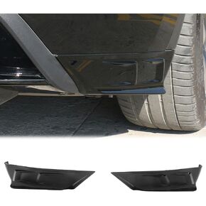 FREEMOTOR802® Rear Apron, Compatible with 2020-2024 Tesla Model Y, Matte Black PP Left Right Rear Bumper Lip Splitter Diffuser Canards Guards Protection Pair 2PCS in Kuwait