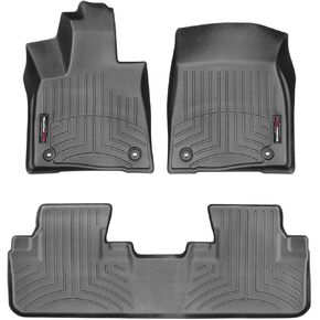 WeatherTech Custom Fit FloorLiners for Lexus RX Hybrid, RX - 1st & 2nd Row (44886-1-2), Black in Saudi Arabia
